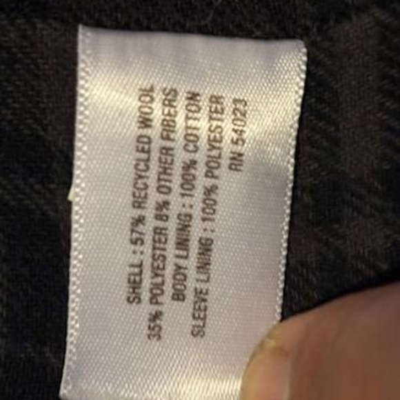 OLD NAVY Military black jacket, Size L, NWOT - Picture 13 of 14